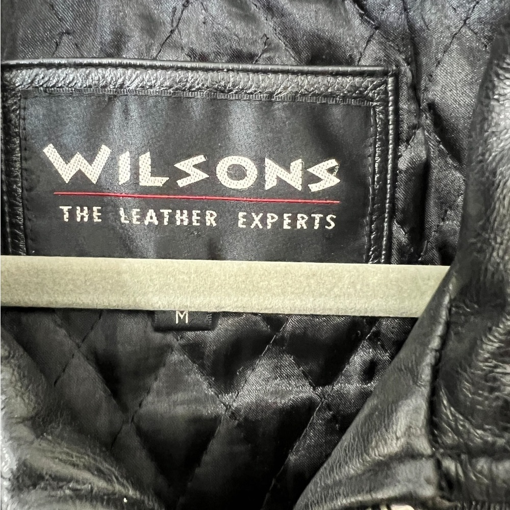 WILSON GENUINE LEATHER JACKET SIZE M IN GREAT TO EXCELLENT CONDITION☑️ - Picture 11 of 11